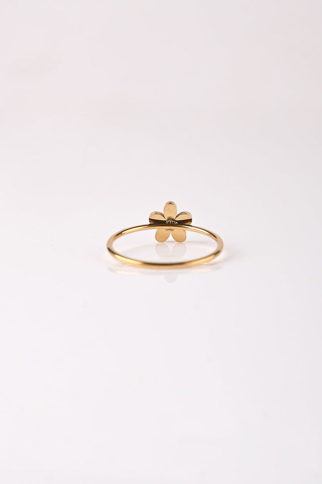 Floral Elegance Adjustable Ring