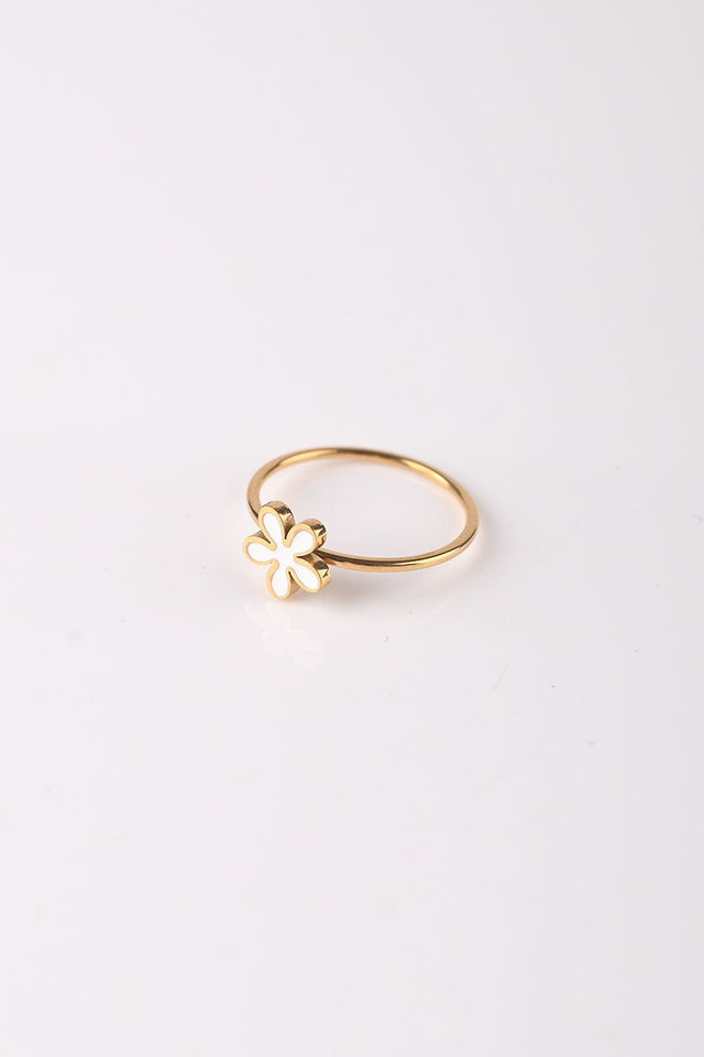 Floral Elegance Adjustable Ring